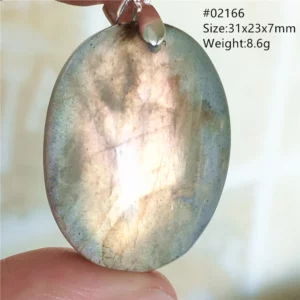 Natural Blue Labradorite Bead Necklace, AAAAA - Image 10