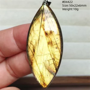 Natural Blue Labradorite Bead Necklace, AAAAA - Image 28