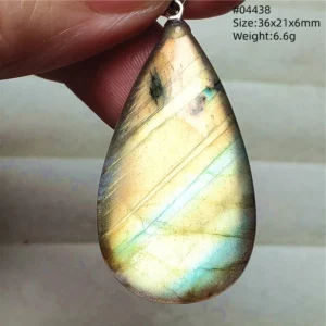 Natural Blue Labradorite Bead Necklace, AAAAA - Image 47