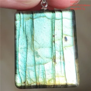 Natural Blue Labradorite Bead Necklace, AAAAA - Image 67