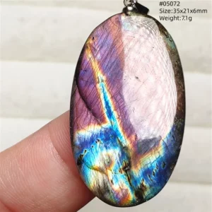 Natural Blue Labradorite Water Drop Pendant, AAAAAA - Image 26