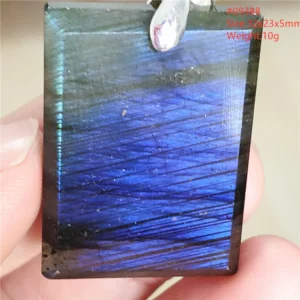 Natural Blue Labradorite Water Drop Pendant, AAAAAA - Image 57
