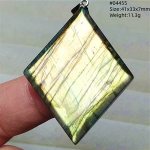 Natural Blue Labradorite Water Drop Pendant, AAAAAA - Image 55