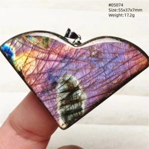 Natural Blue Labradorite Water Drop Pendant, AAAAAA - Image 22