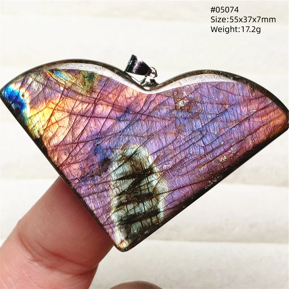 Natural Blue Labradorite Water Drop Pendant, AAAAAA