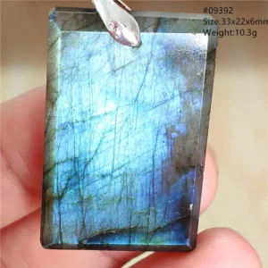 Natural Blue Labradorite Water Drop Pendant, AAAAAA - Image 59