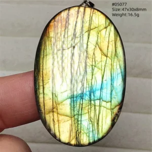 Natural Blue Labradorite Water Drop Pendant, AAAAAA - Image 15