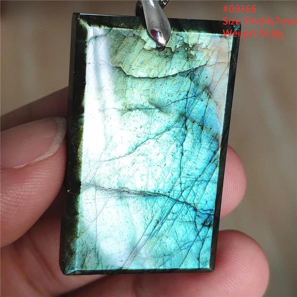 Natural Blue Labradorite Water Drop Pendant, AAAAAA