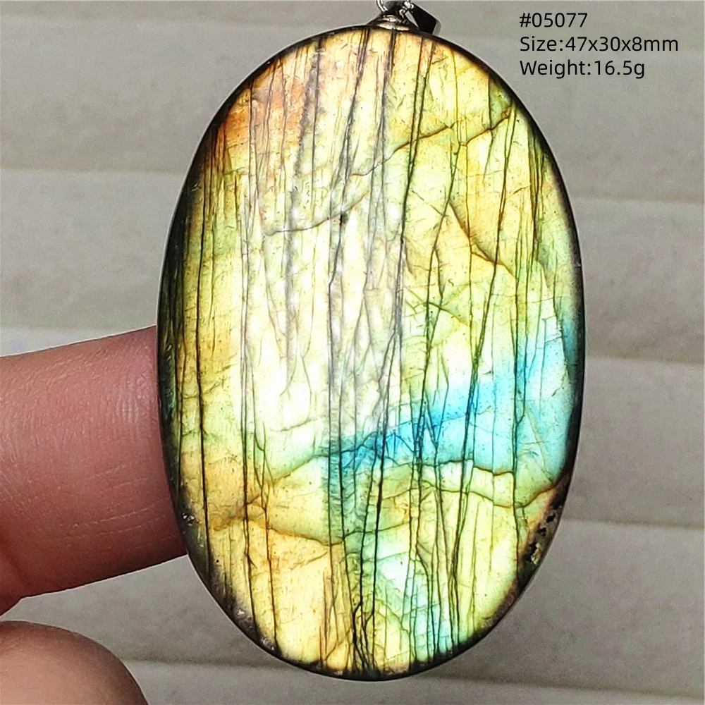 Natural Blue Labradorite Water Drop Pendant, AAAAAA