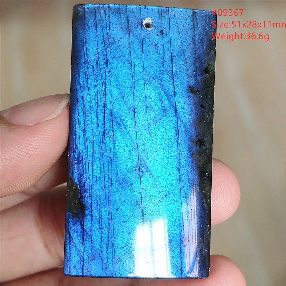 Natural Blue Labradorite Water Drop Pendant, AAAAAA