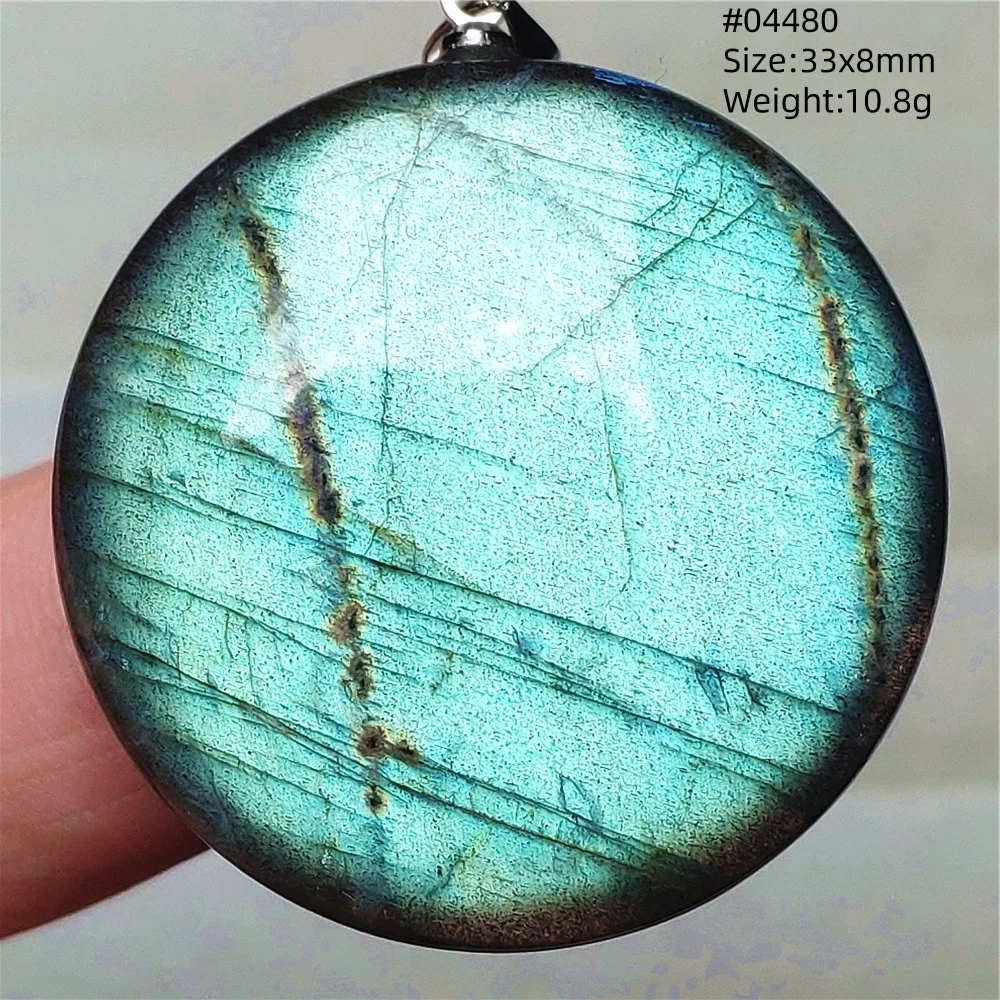 Natural Blue Labradorite Water Drop Pendant, AAAAAA