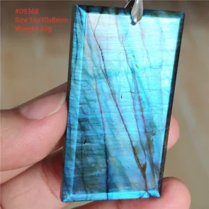 Natural Blue Labradorite Water Drop Pendant, AAAAAA - Image 7