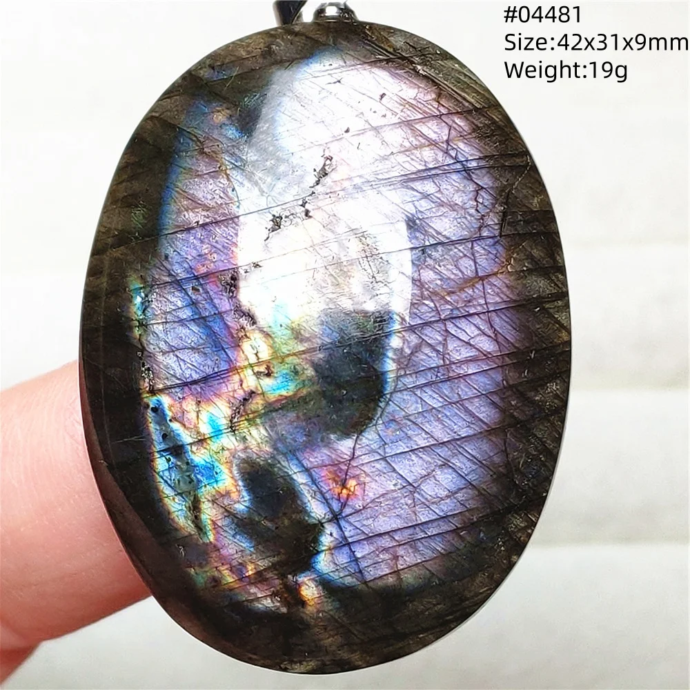 Natural Blue Labradorite Water Drop Pendant, AAAAAA