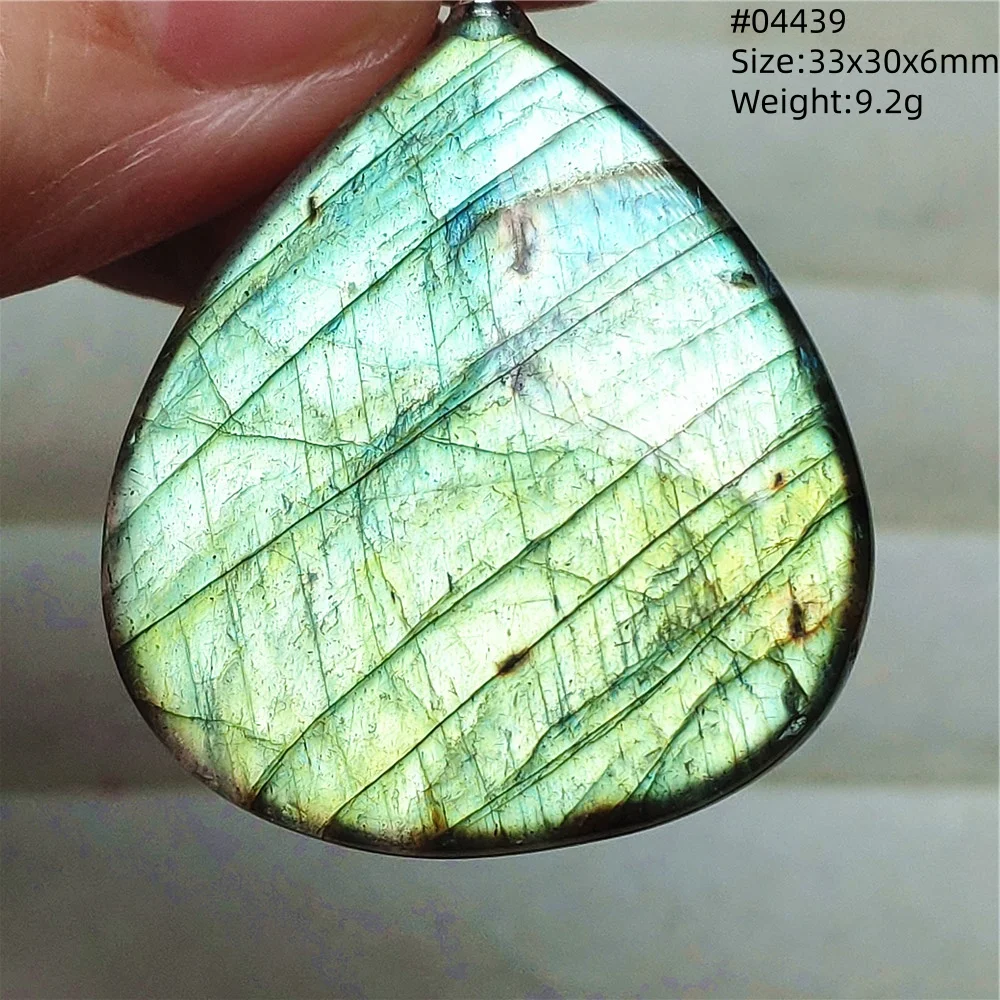 Natural Blue Labradorite Water Drop Pendant, AAAAAA