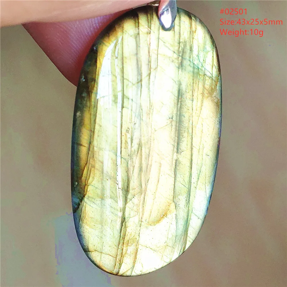 Natural Blue Labradorite Water Drop Pendant, AAAAAA