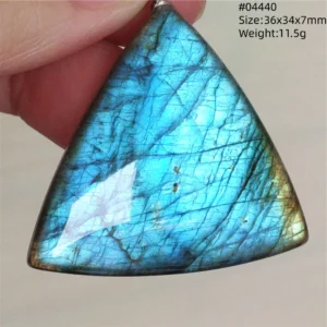 Natural Blue Labradorite Water Drop Pendant, AAAAAA - Image 30