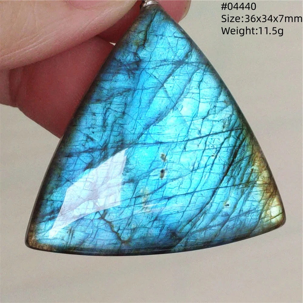 Natural Blue Labradorite Water Drop Pendant, AAAAAA