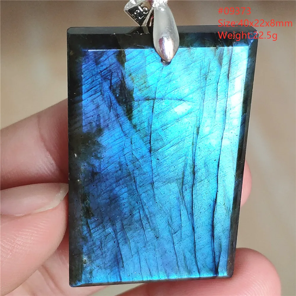 Natural Blue Labradorite Water Drop Pendant, AAAAAA