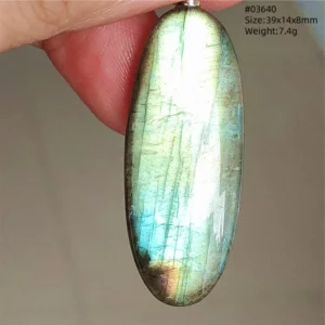 Natural Blue Labradorite Water Drop Pendant, AAAAAA - Image 64