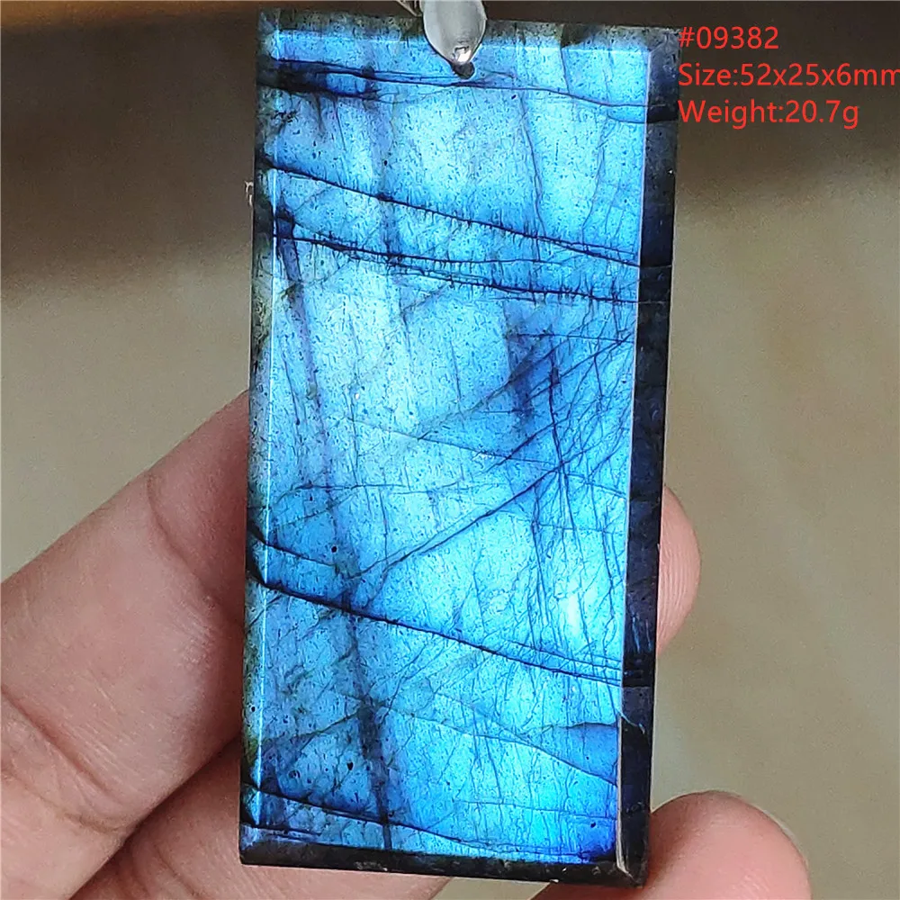 Natural Blue Labradorite Water Drop Pendant, AAAAAA