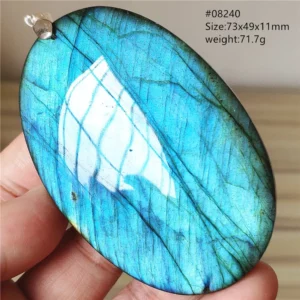 Natural Blue Labradorite Water Drop Pendant, AAAAAA - Image 65