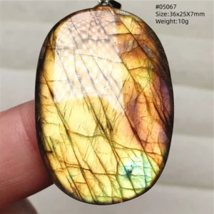 Natural Blue Labradorite Water Drop Pendant, AAAAAA - Image 12