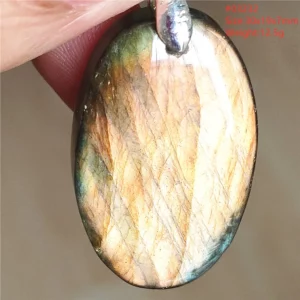 Natural Blue Labradorite Water Drop Pendant, AAAAAA - Image 21