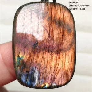 Natural Blue Labradorite Water Drop Pendant, AAAAAA - Image 11