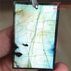 Natural Blue Labradorite Water Drop Pendant, AAAAAA - Image 56