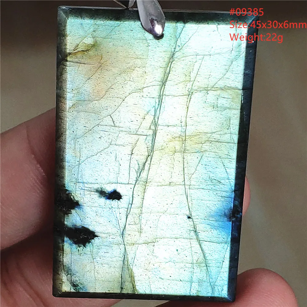 Natural Blue Labradorite Water Drop Pendant, AAAAAA