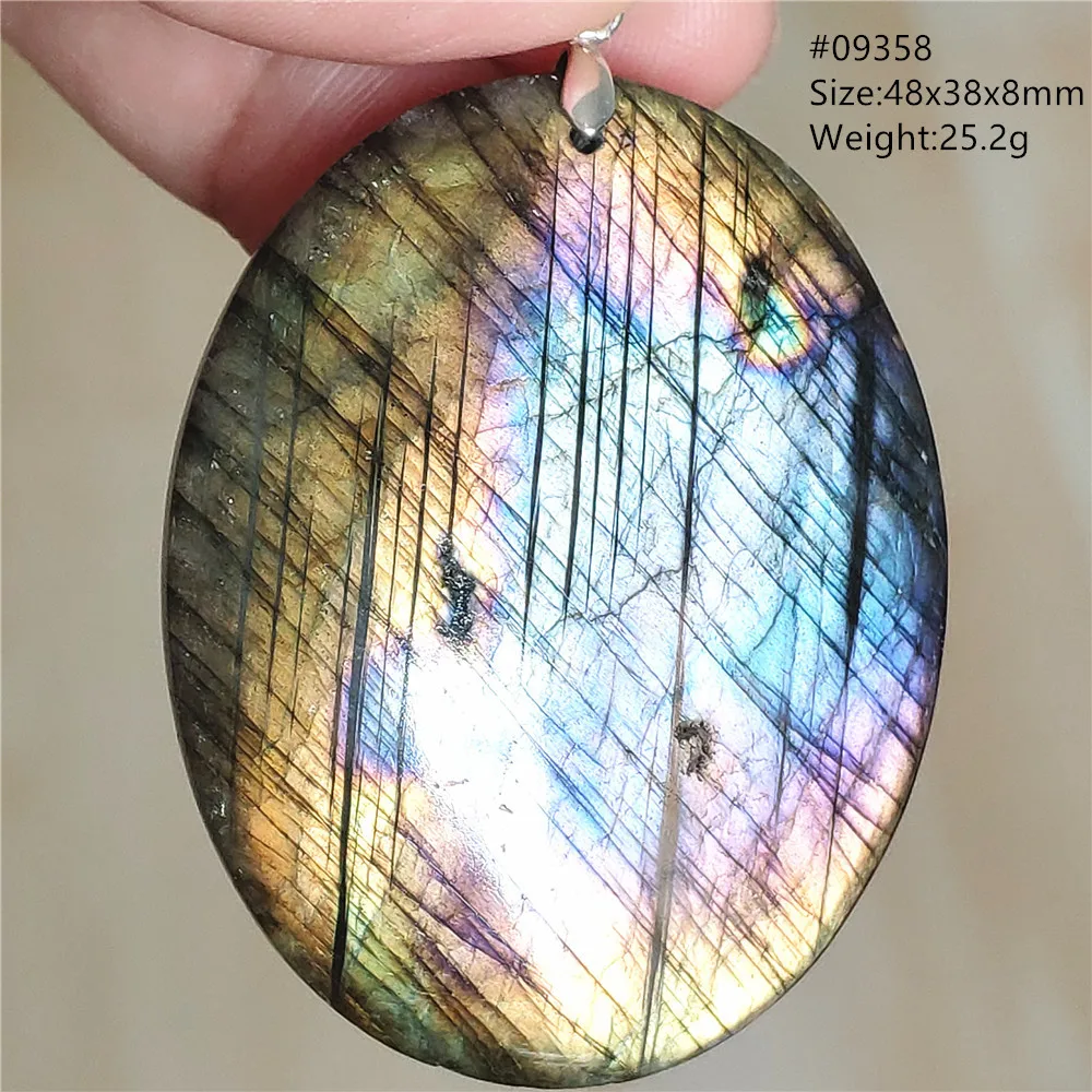 Natural Blue Labradorite Water Drop Pendant, AAAAAA