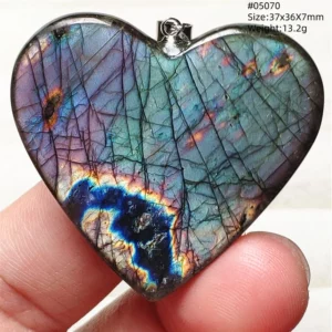 Natural Blue Labradorite Water Drop Pendant, AAAAAA - Image 28