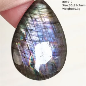 Natural Blue Labradorite Stone Pendant Necklace, AAAAA - Image 65