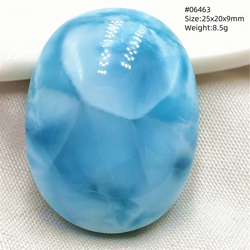 Blue Larimar Heart Pendant Necklace