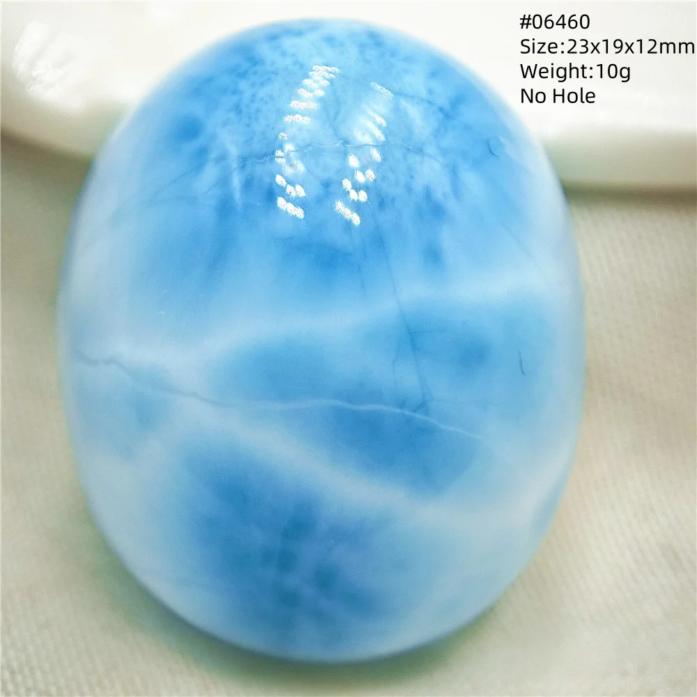 Blue Larimar Heart Pendant Necklace