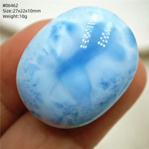 Blue Larimar Heart Pendant Necklace - Image 18