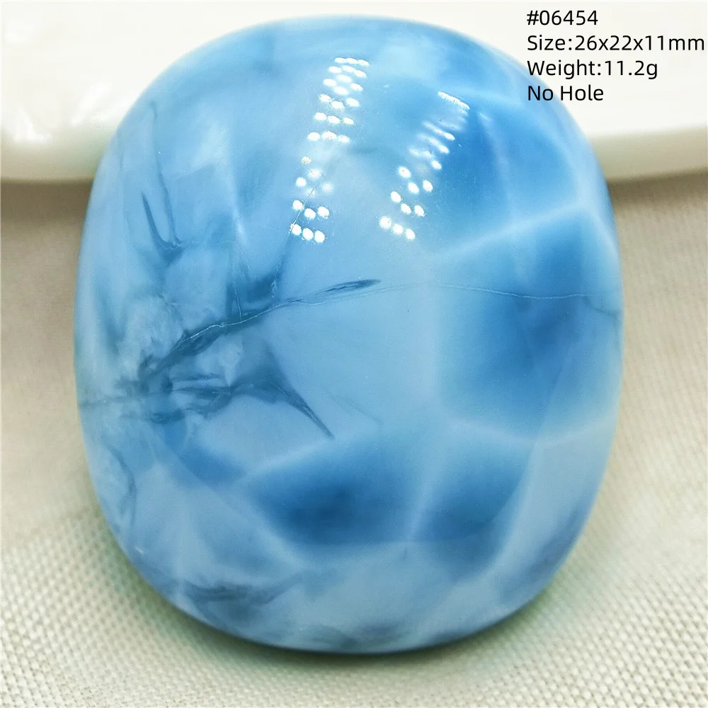 Blue Larimar Heart Pendant Necklace