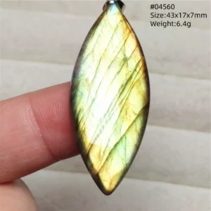 Blue Light Labradorite Pendant, Water Drop Crystal Necklace - Image 40
