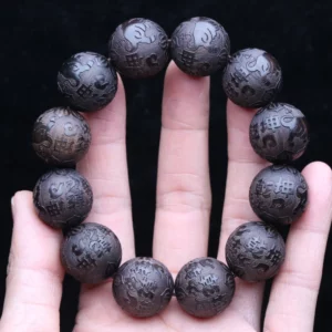 Natural Ebony Cow Mascot Hand Skewer, 20mm - Image 2