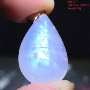 Natural Moonstone Oval Pendant, 925 Silver Necklace - Image 44