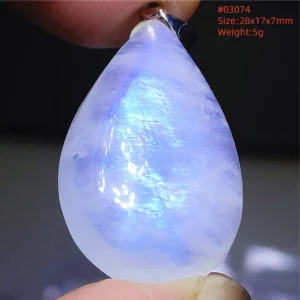Natural Moonstone Oval Pendant, 925 Silver Necklace - Image 50