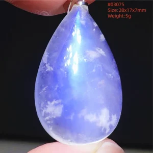 Natural Moonstone Oval Pendant, 925 Silver Necklace - Image 51