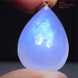 Natural Moonstone Oval Pendant, 925 Silver Necklace - Image 33