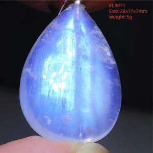 Natural Moonstone Oval Pendant, 925 Silver Necklace - Image 55
