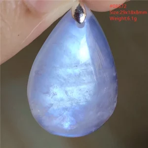 Natural Moonstone Oval Pendant, 925 Silver Necklace - Image 48