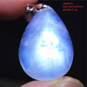 Natural Moonstone Oval Pendant in 925 Silver - Image 67
