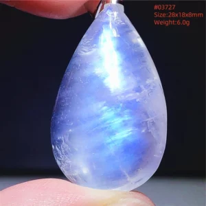 Natural Moonstone Oval Pendant in 925 Silver - Image 46