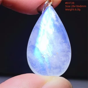 Natural Moonstone Oval Pendant in 925 Silver - Image 48