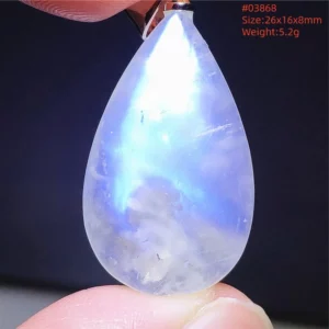 Natural Moonstone Oval Pendant in 925 Silver - Image 37