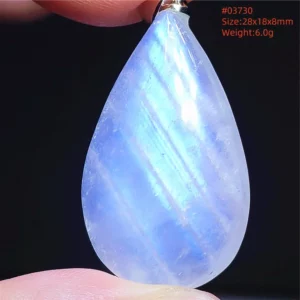 Natural Moonstone Oval Pendant in 925 Silver - Image 43